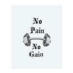 This eye-catching dumbbell temporary tattoo, flanked by the classic saying "No Pain No Gain" in Gothic script, conveys pure motivation. Ideal for fitness enthusiasts, it combines the symbolism of strength with a timeless, rugged touch.</span></p>
